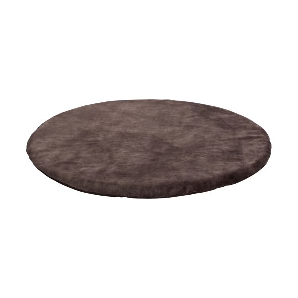 Kidsmill Velours Boxmatras Hoes Rond Naturel 90 cm