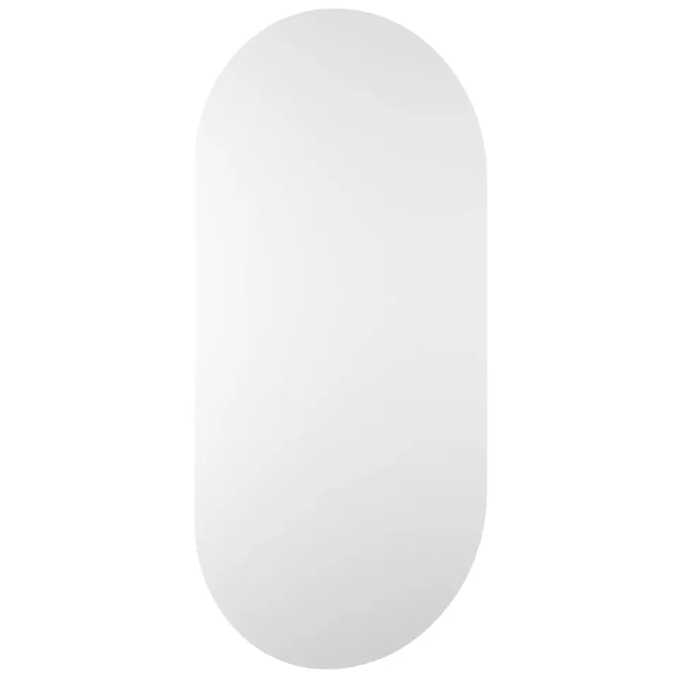 vidaXL - Wandspiegel - Wit - Glas - 100 x 50 cm