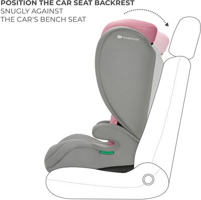 Kinderkraft I-SPARK i-Size Beltestol, Pink