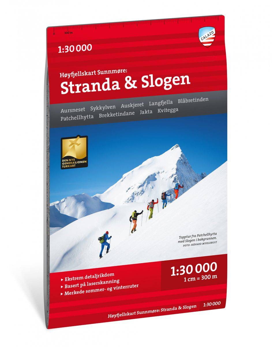 Calazo Høyfjellskart Sunnmøre