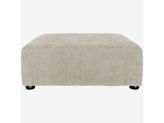 HABITAT - Repose-pieds en tissu texturé - Grège - Reiko