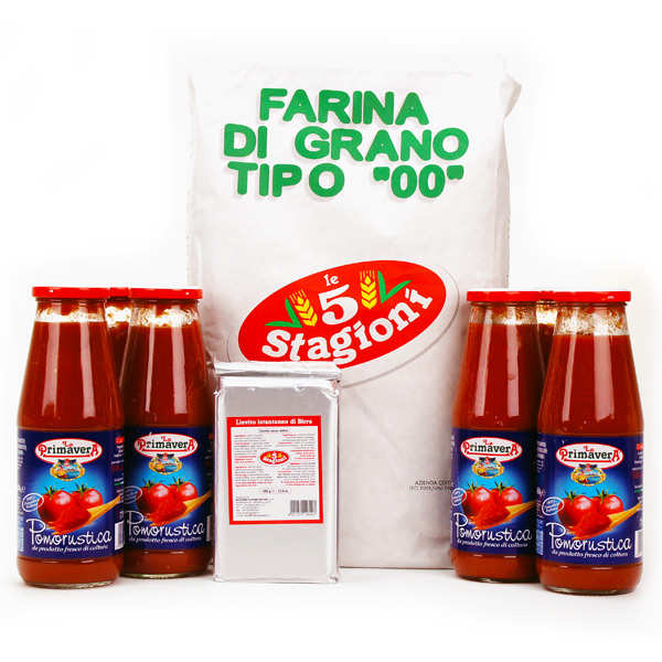 Kit pizza maison pour 50 pizzas