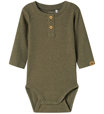 Name It Body L/æ - NbmBryan - Dusty Olive