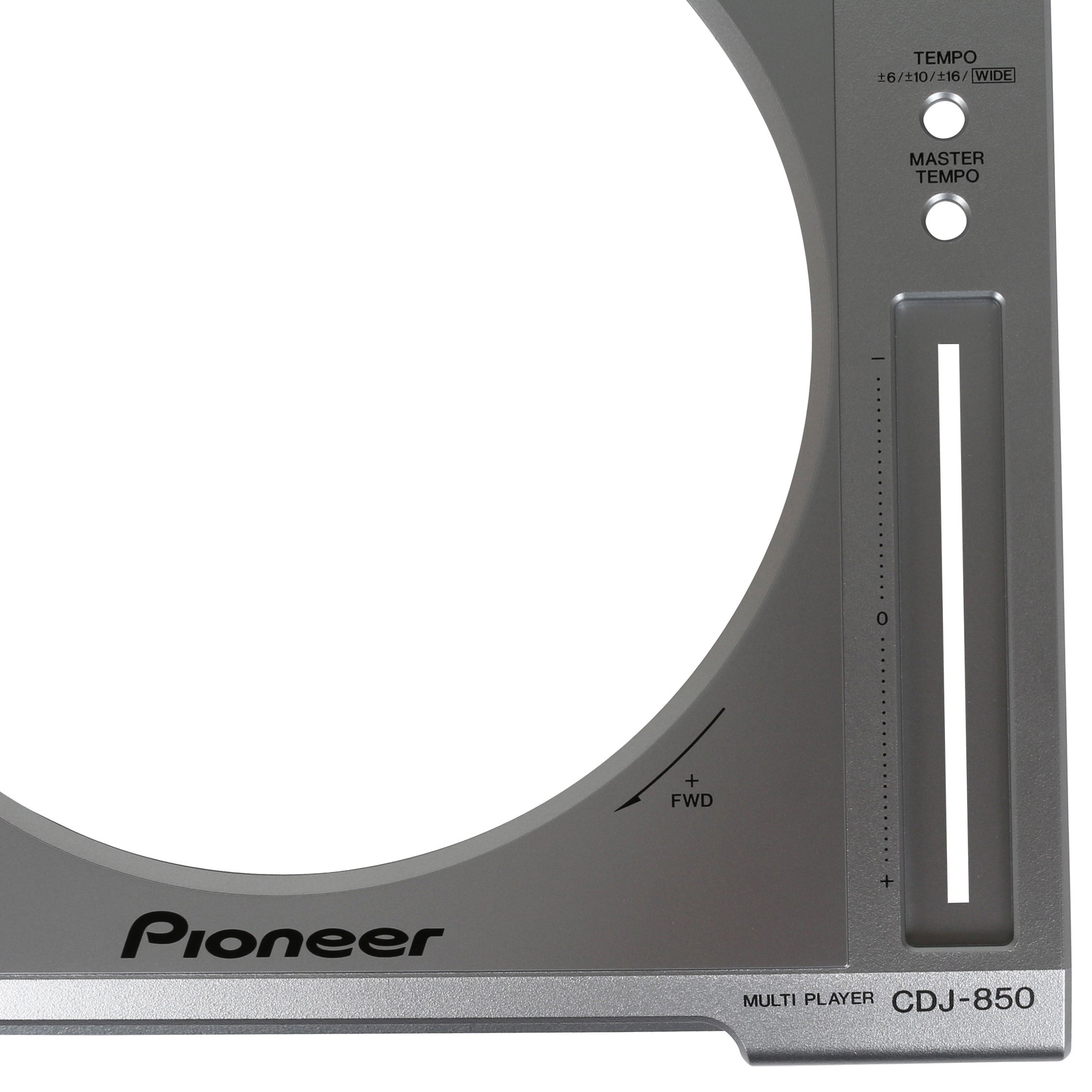 Pioneer spareparts DNK5786 control panel CDJ-850 zilver