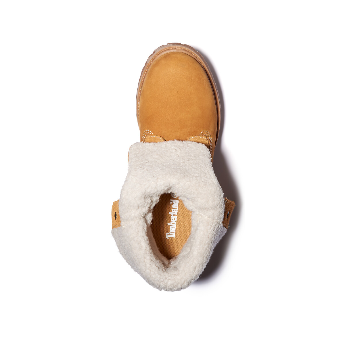 TIMBERLAND<br>Botas de tornozelo forradas em couro Authentics Teddy