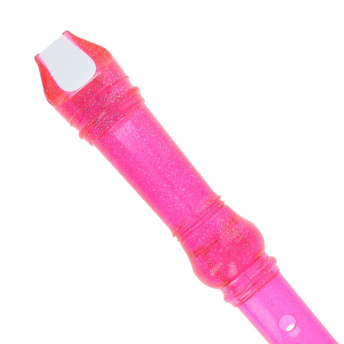Flûte à bec à paillettes rose Mercredi et Patati