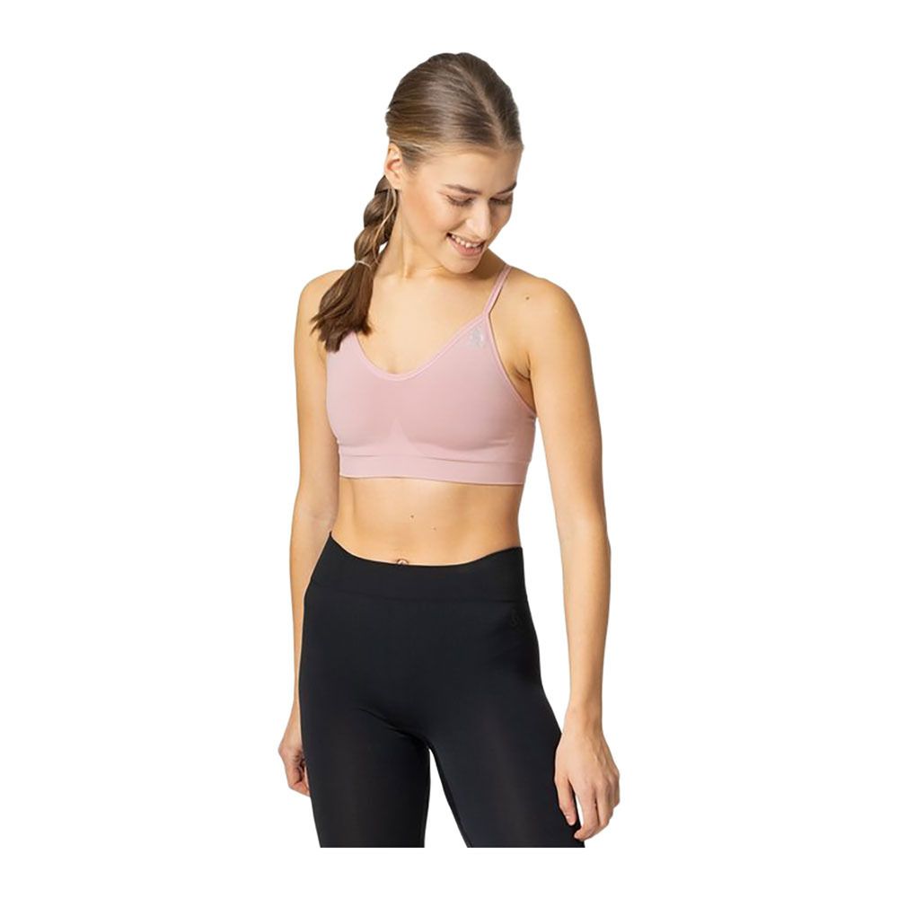 Odlo SEAMLESS SOFT - Brassière Femme pale mauve - grey melange