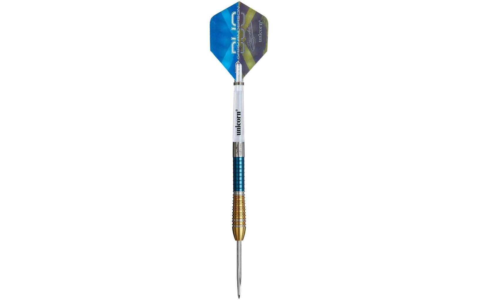 Dartpfeile Gary Anderson 6 Duo 23G 3er-Pack, Gold/Blau<br>Dartpfeile mit Stahlspitzen