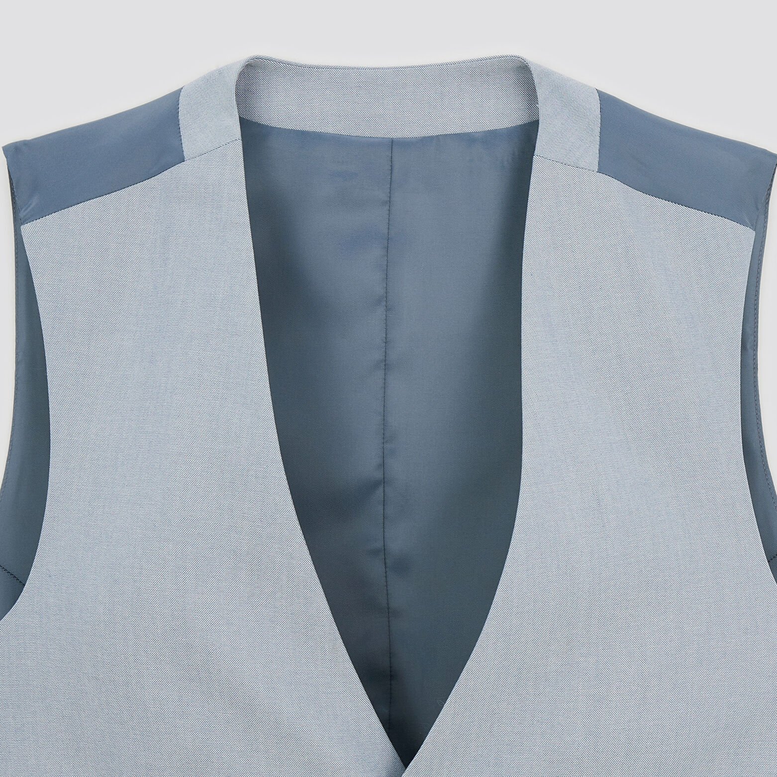 Gilet de costume bi-ton Bleu moyen