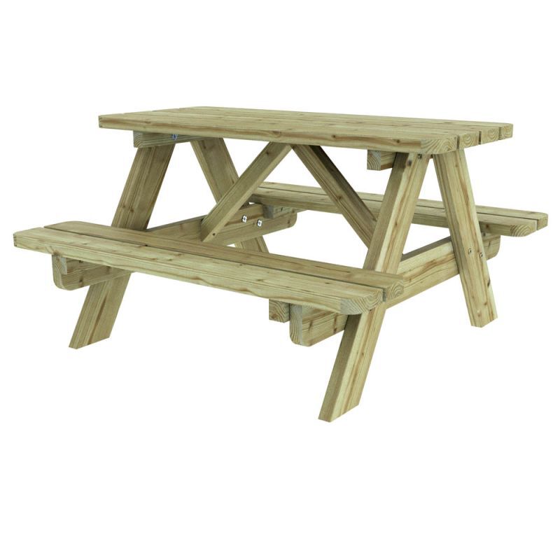 Outdoor Life Products Liv - Kinderpicknicktafel - 1x90x48 cm