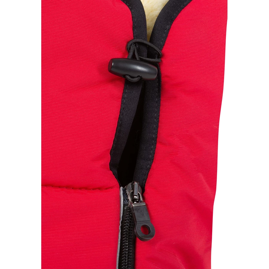 Werner Christ Baby Lammfellfußsack CORTINA chili red
