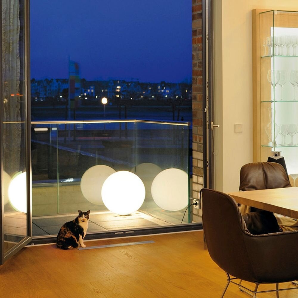 Decoratieve buitenlamp Rotoball Vloer in Ø 500 mm