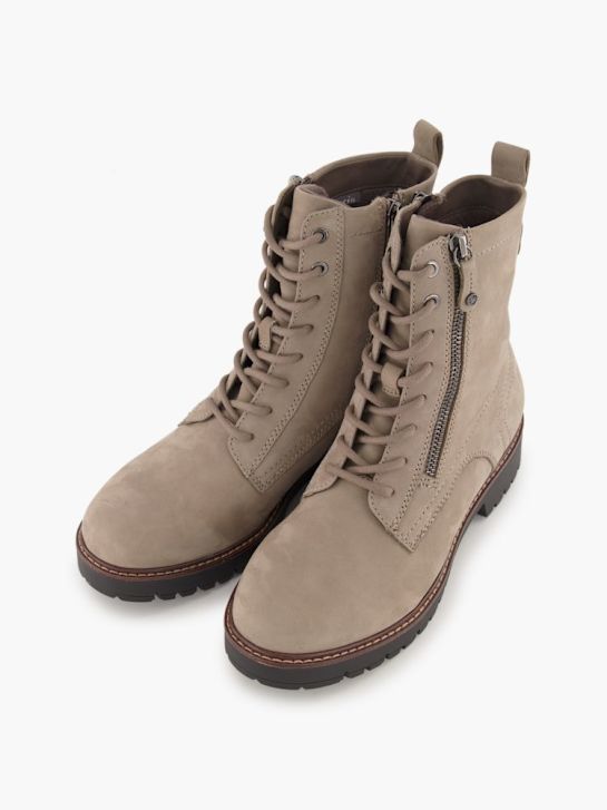 Tamaris Schnür-Stiefelette Taupe