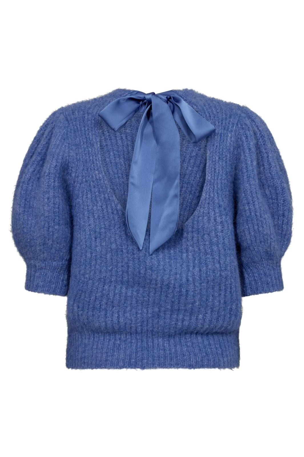 Co´Couture Coraliecc Bow Rib Knit 32135 23 pale blue