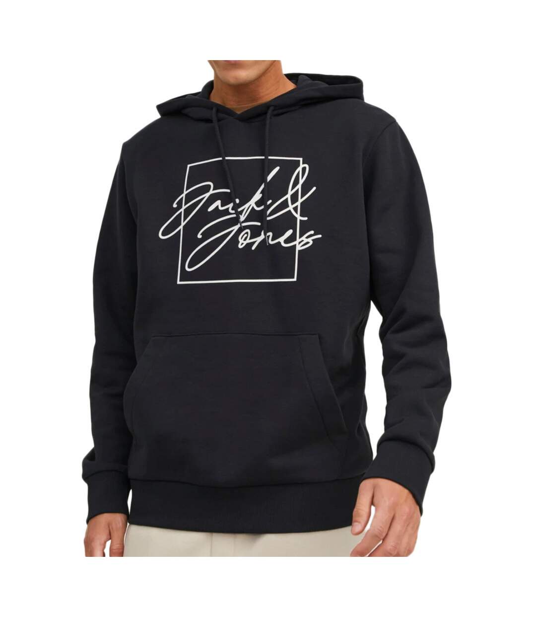 Sweat Noir Homme Jack and Jones Halbie