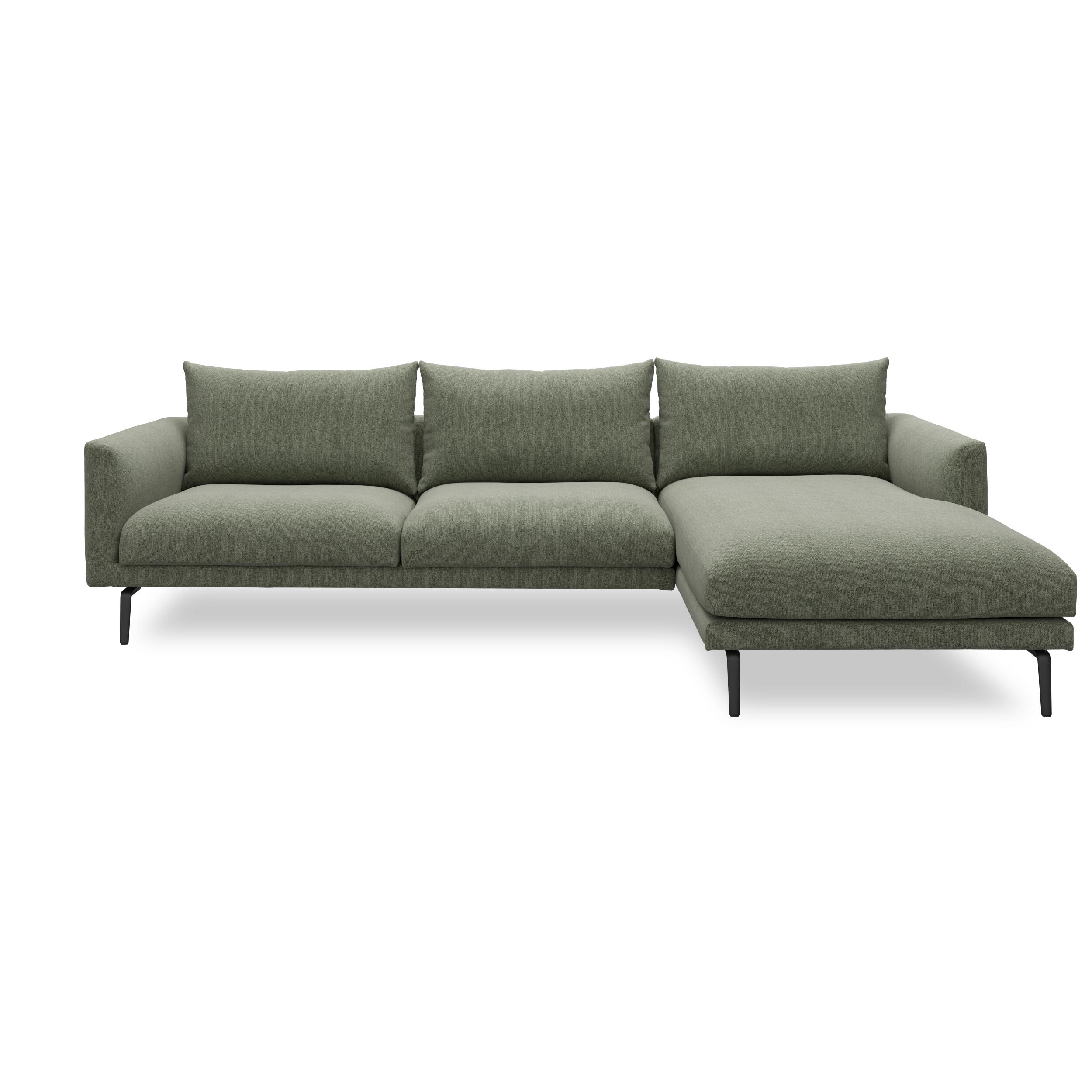 Hallsberg højrevendt sofa med chaiselong