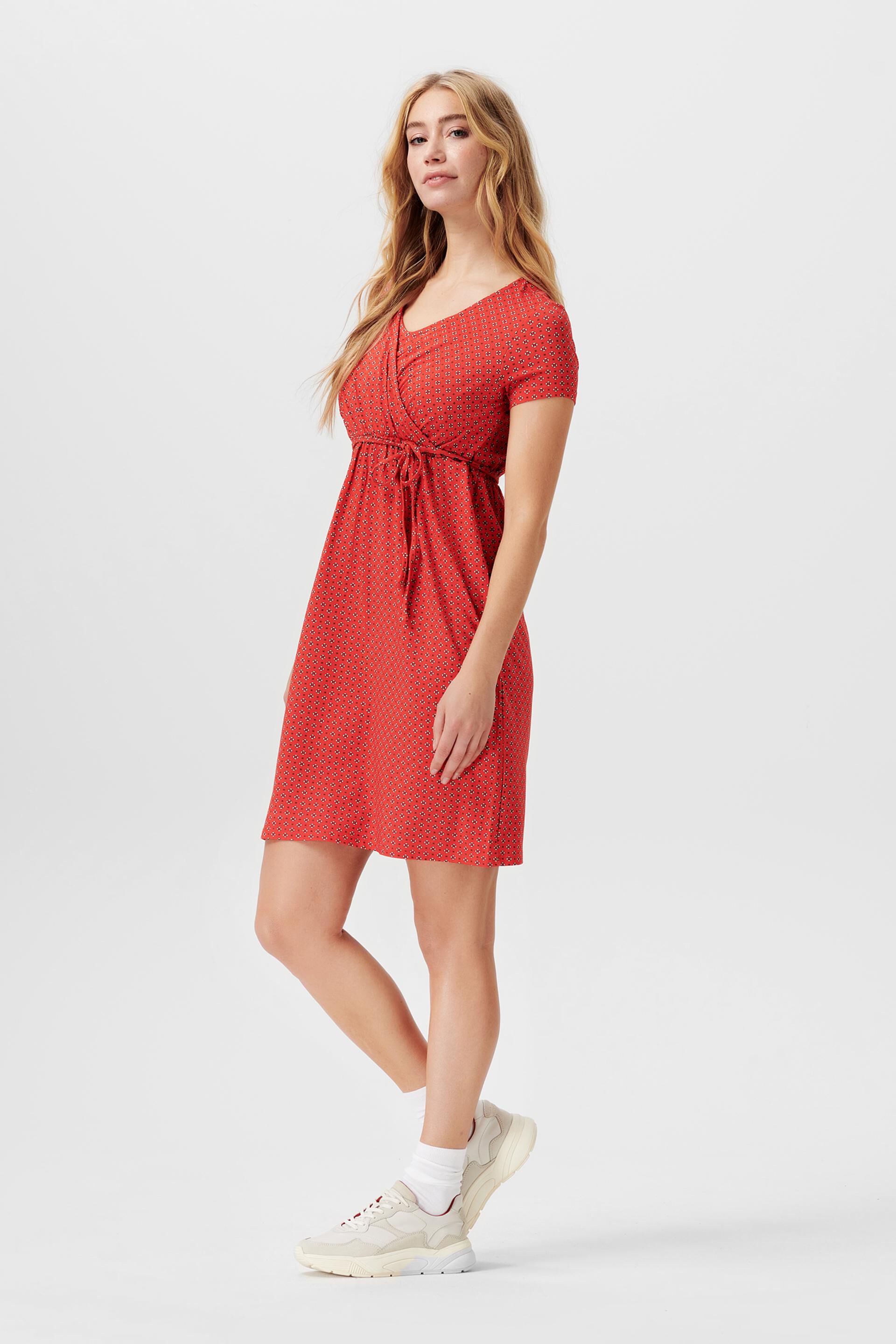 Robe en jersey à imprimé all-over