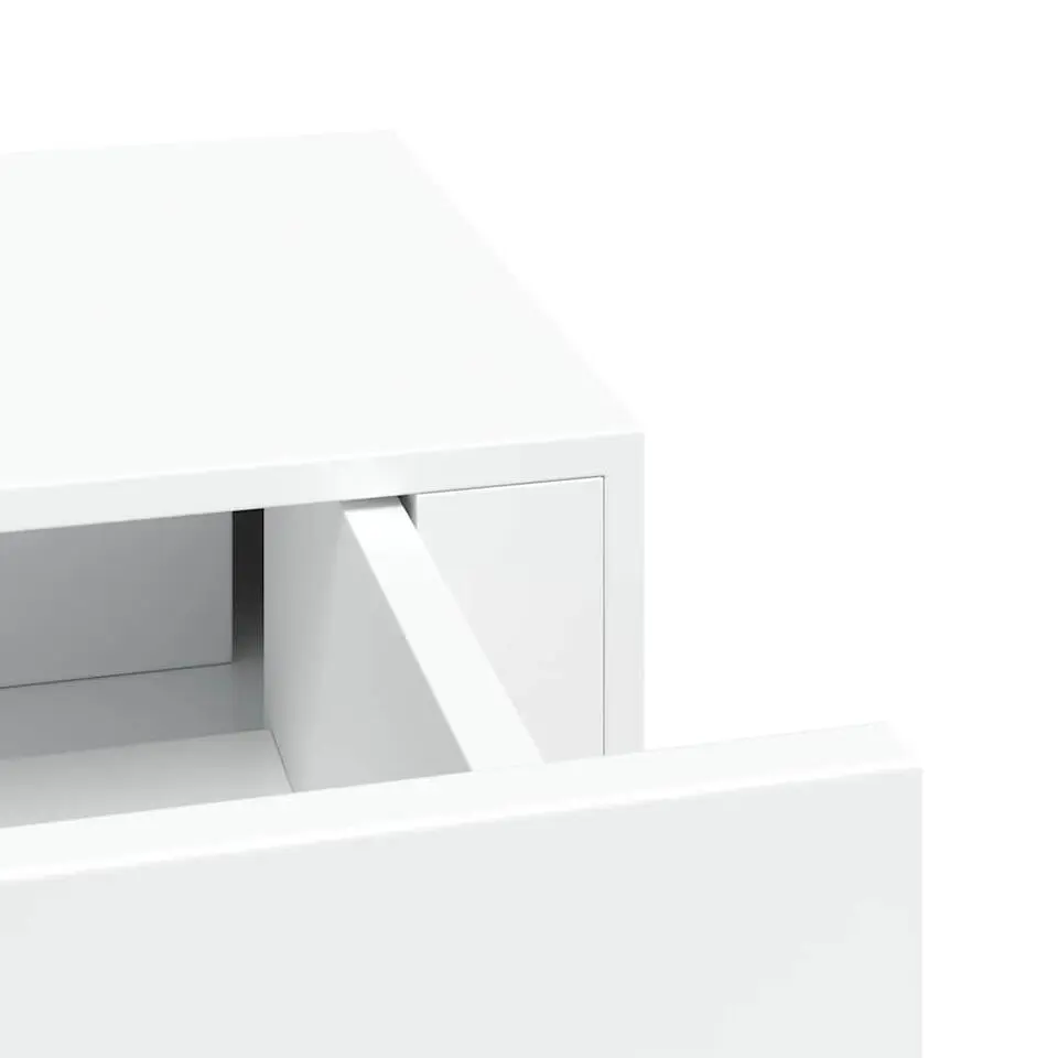 vidaXL - Ladeschap - Wit - MDF