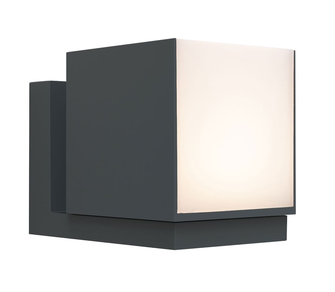 ECO-LIGHT LED Außenwandleuchte CUBA 1-flg anthrazit