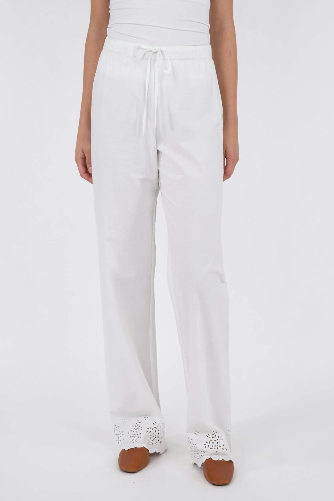 Neo Noir William Embroidery Pants