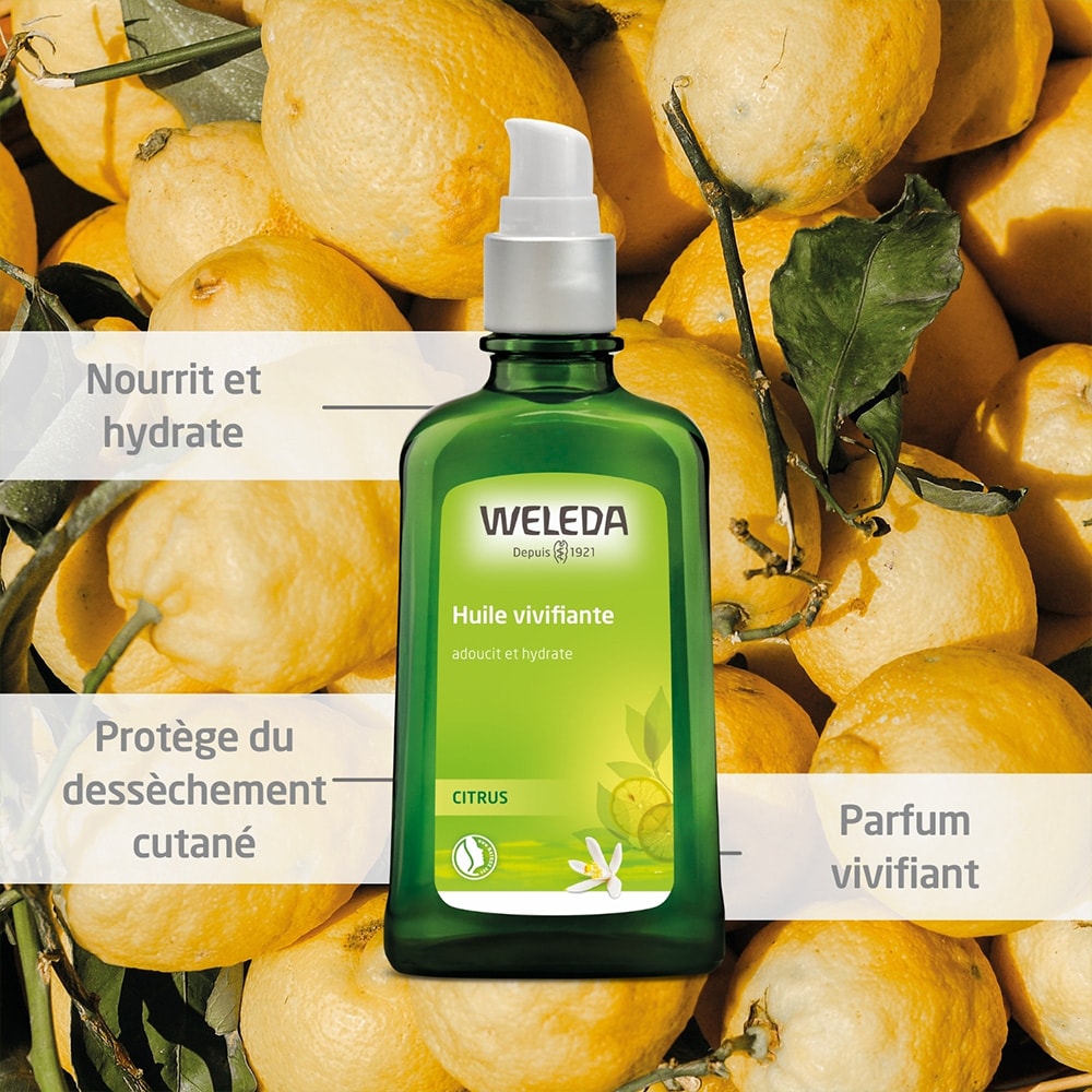Huile vivifiante - Citrus - Peaux sèches - 100 ml