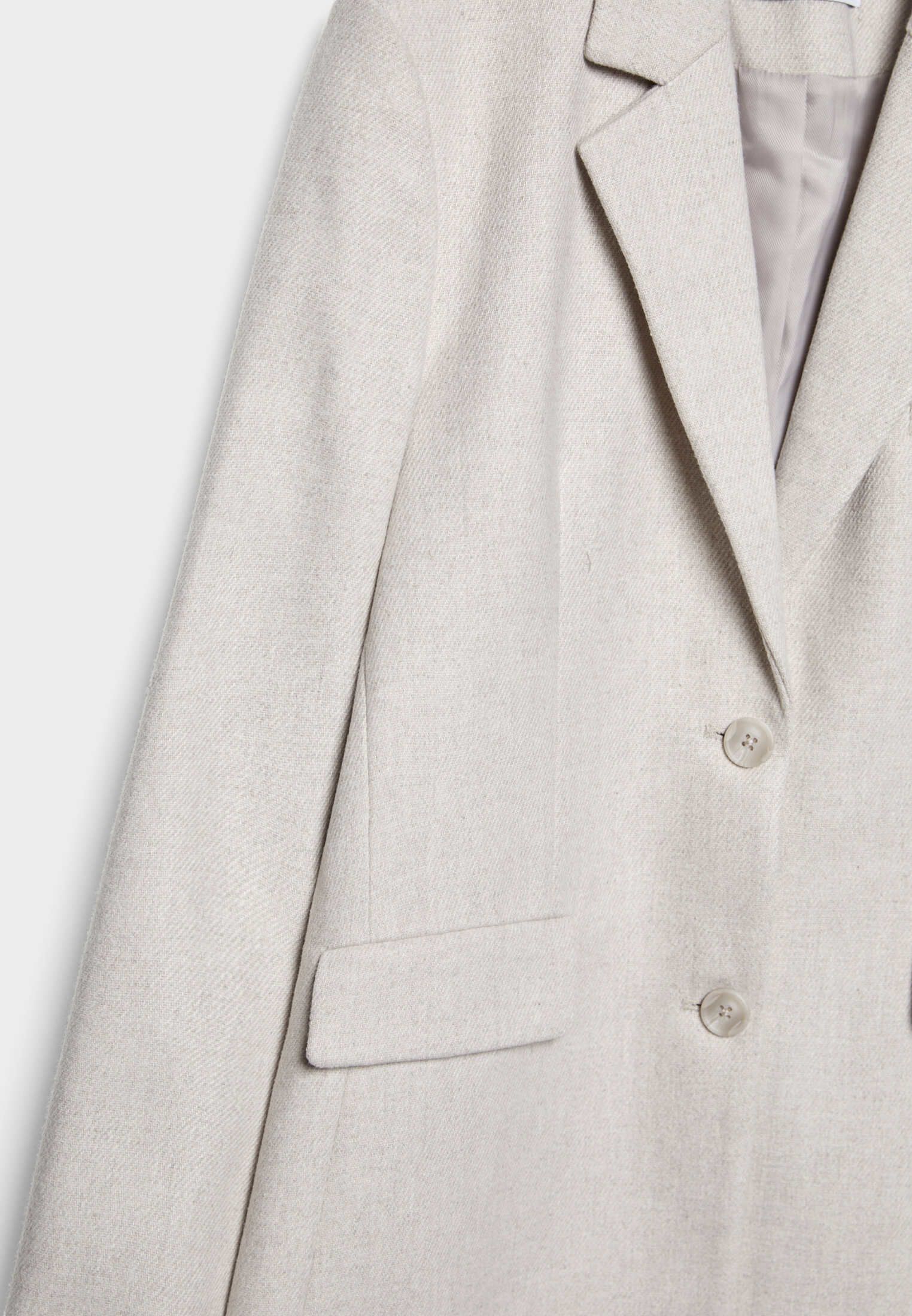 Blazer de tecido pesado