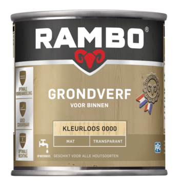 Rambo grondverf transparant mat kleurloos 250 ml