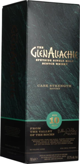 GLENALLACHIE 10 YEARS CASK STRENGTH BATCH 8 70CL