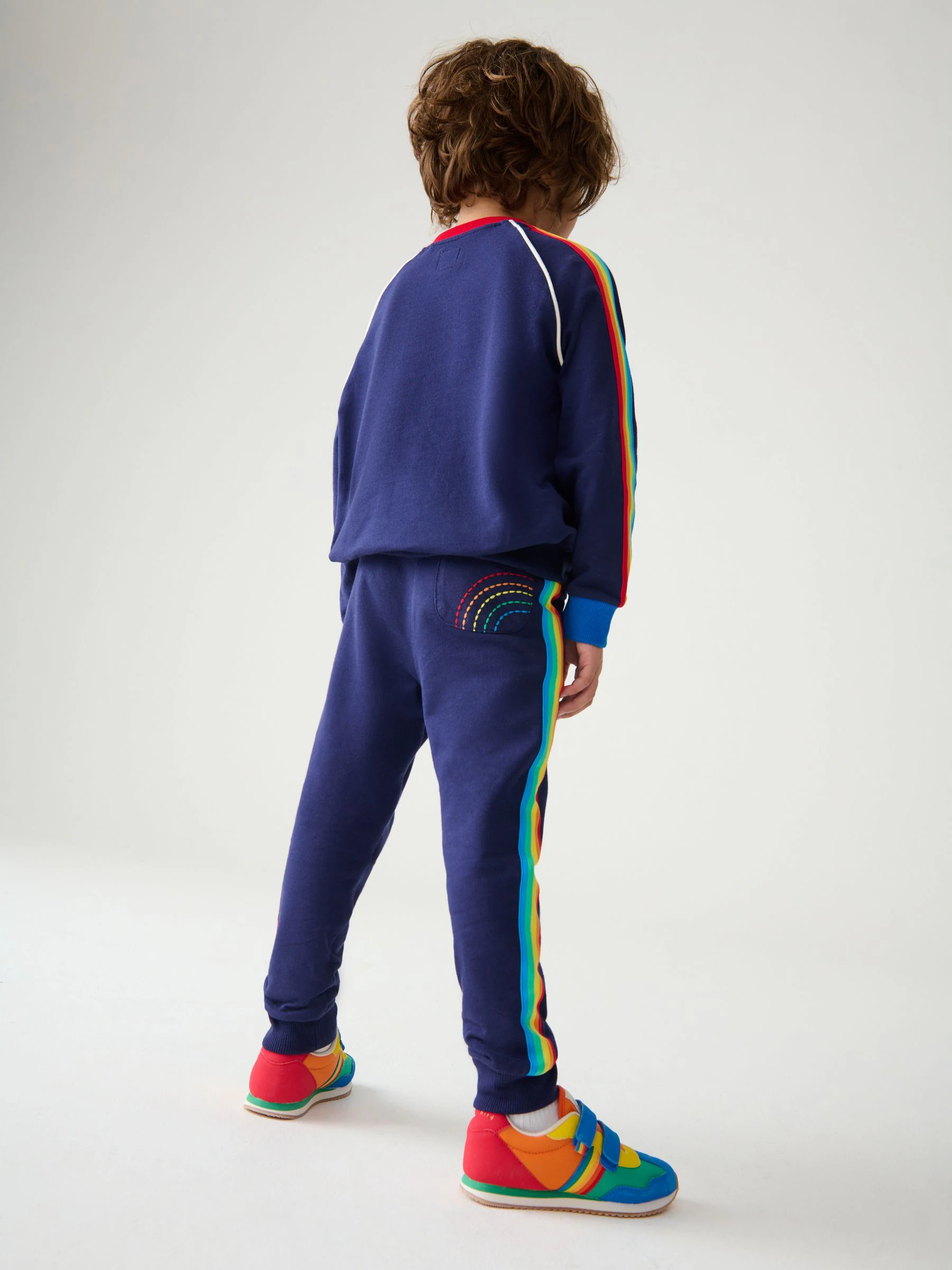 Marineblauw - Little Bird by Jools Oliver set van sweatshirt en joggingbroek