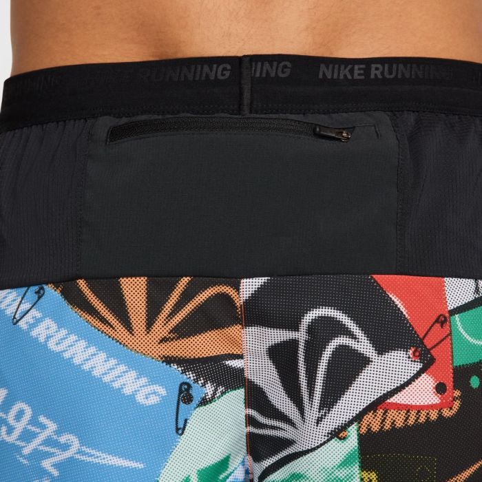 Nike Herre Shorts Dri-FIT Run Energy Stride 5 Inch Shorts Sort