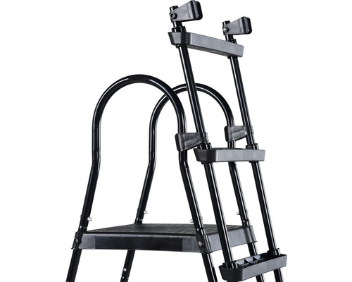 EXIT zwembadtrap voor framehoogtes van 108-122 cm - zwart
