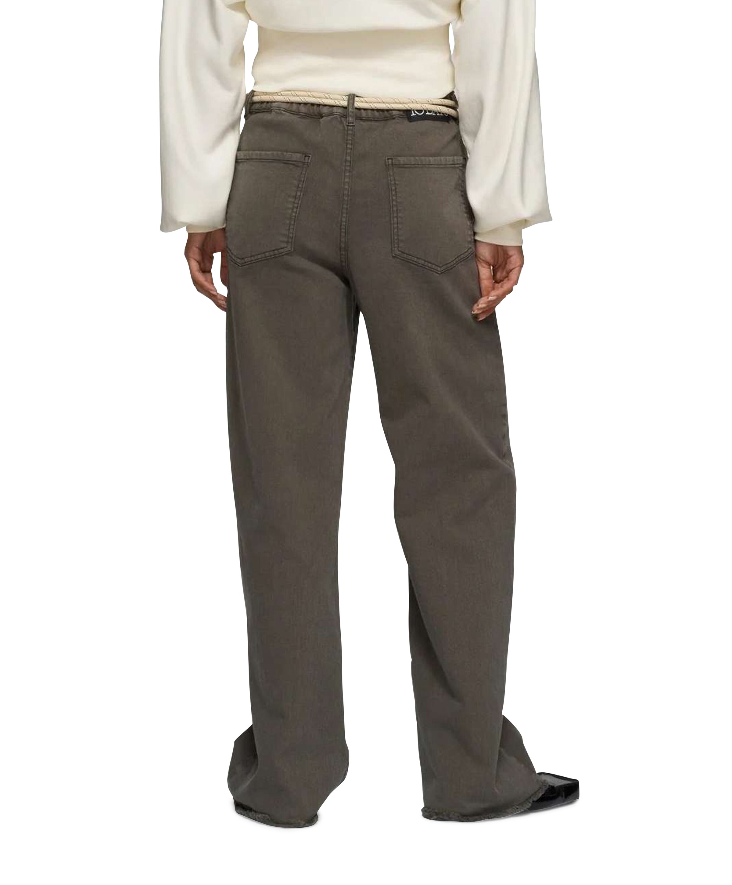 10 Days jog twill dames broek bruin