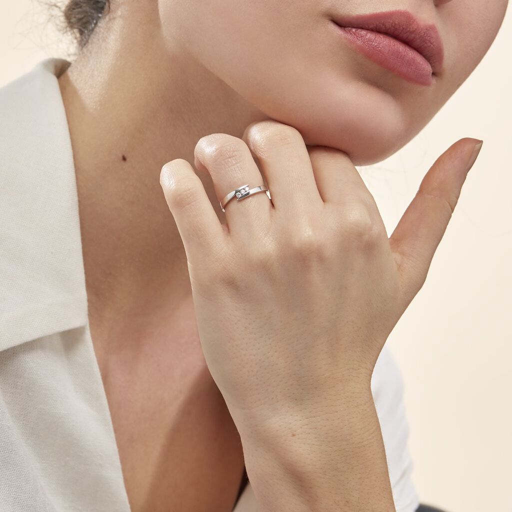 Bague Galya Or Blanc Diamant