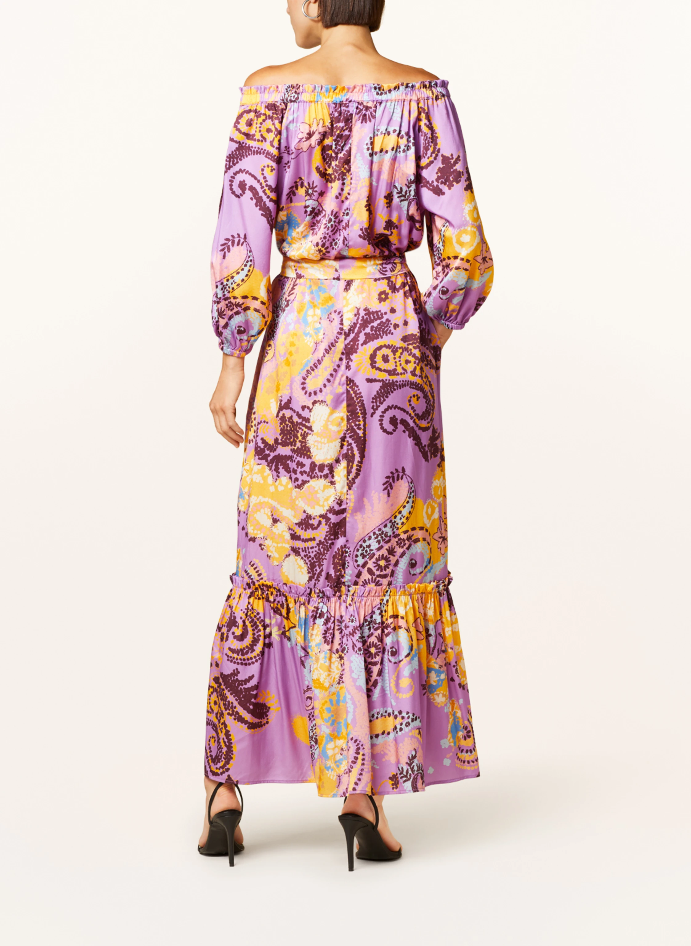SEM PER LEI Kleid mit Seide und 3/4-Arm
