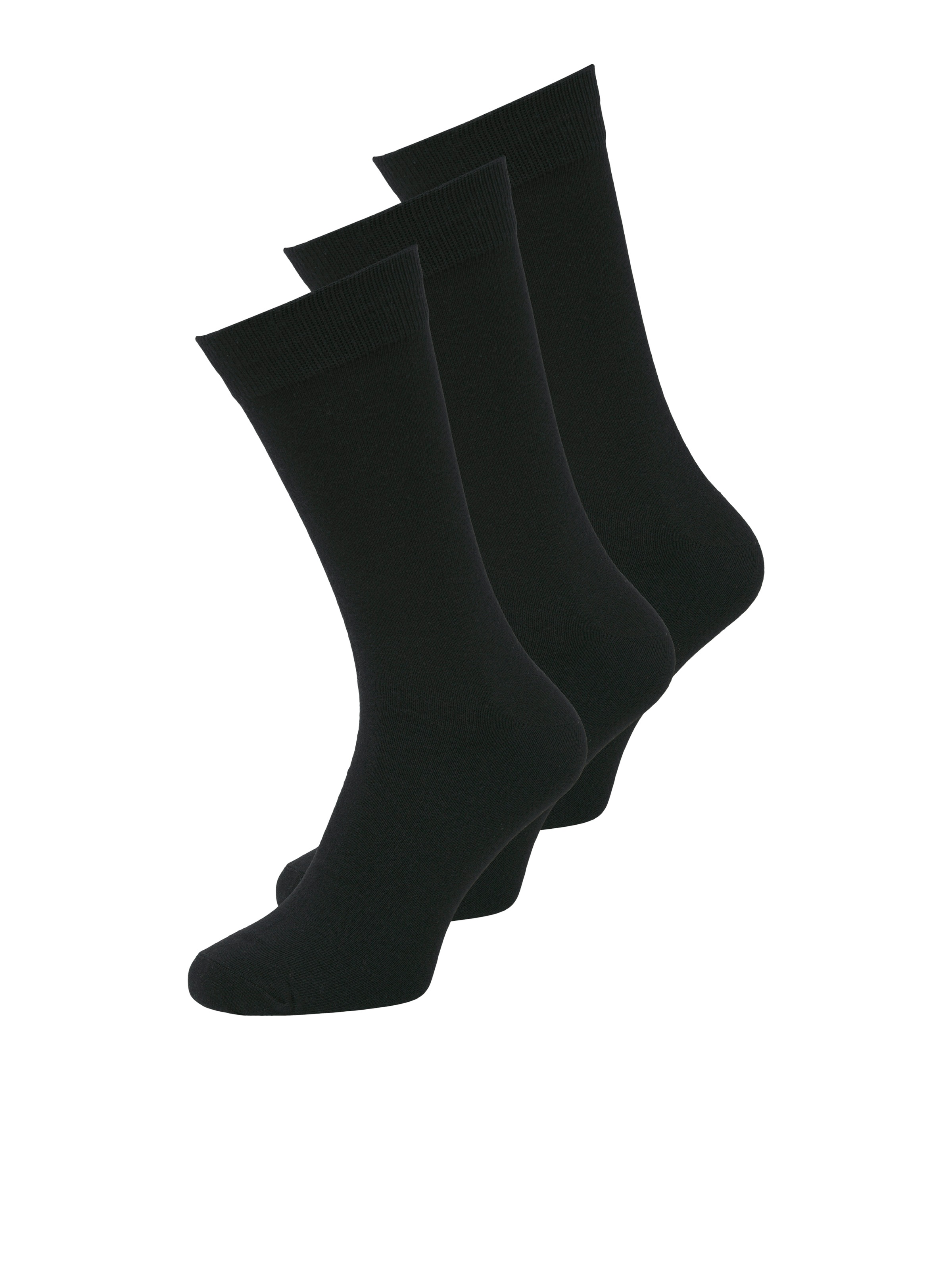 Jack & Jones Freizeitsocken »JACRAFAEL – Sockenpackung mit Stretch-Anteil, Einheitsgrösse« Packung, 3 Paar tlg. uni und melange, casual