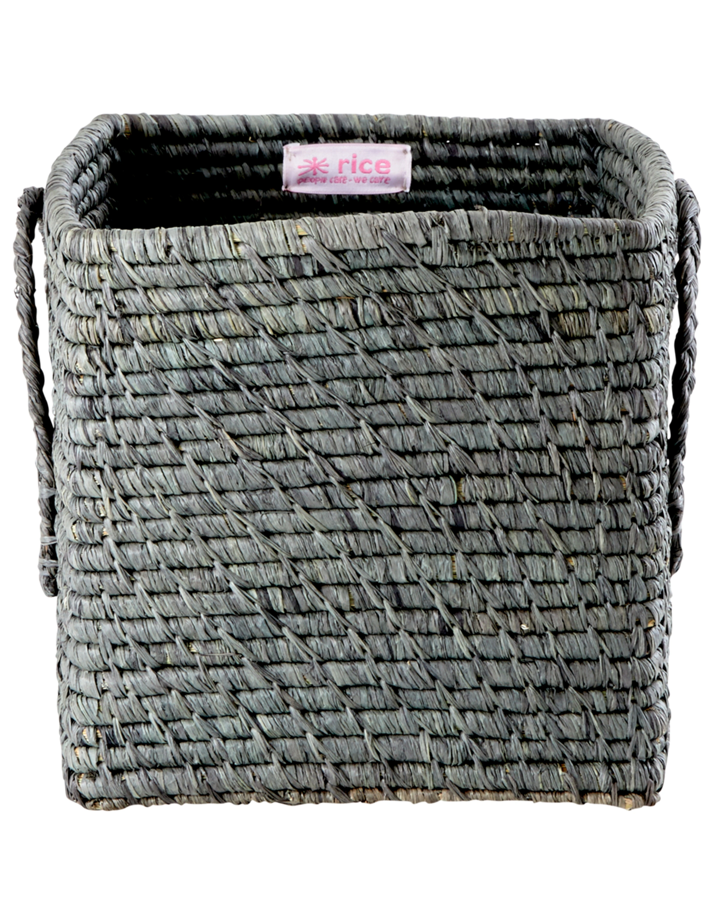 Aufbewahrungskorb RAFFIA (20x20x20) in dark grey