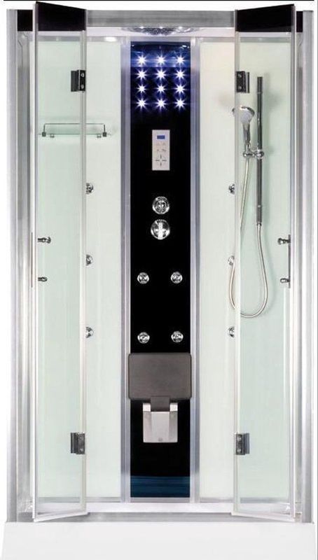 Kerra - Tuluza - Douchecabine - 120x80x217cm - Compleet met Stortdouche en LED Verlichting