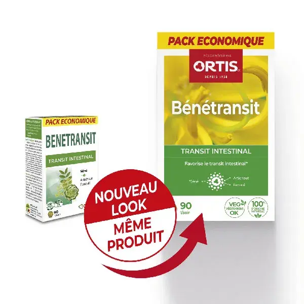 Ortis Transit Intestinal Benetransit Pack Eco 90 comprimidos
