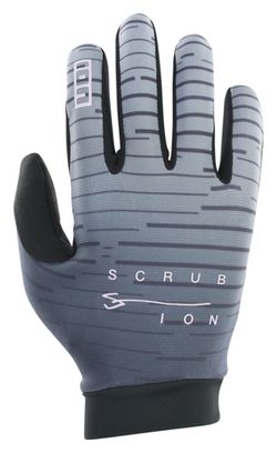 Gants ION Bike Scrub Unisexe Noir Bleu