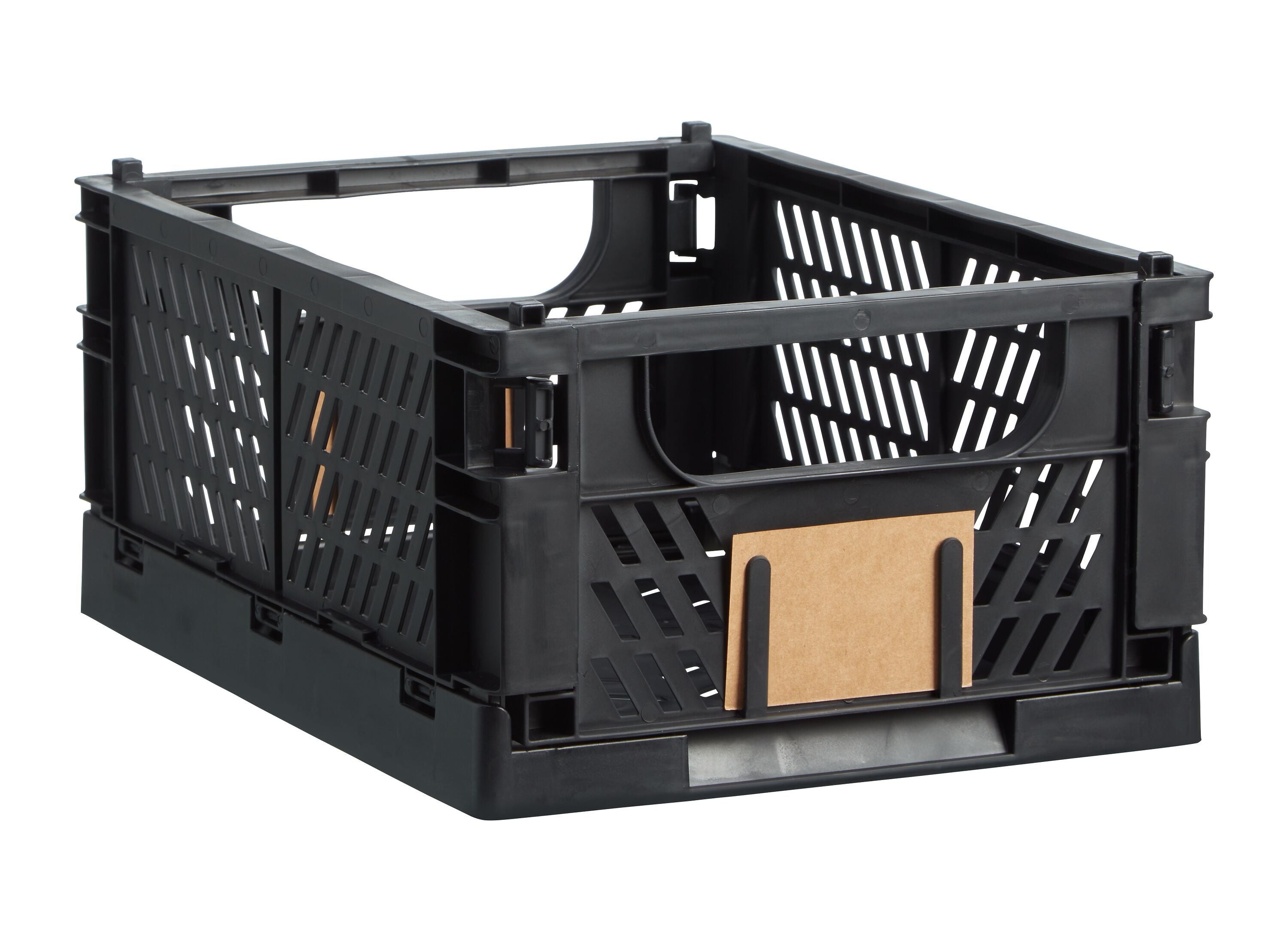 FELIX L Klappbox - Schwarz / B: 25.0 cm x T: 34.0 cm x H: 4.0 cm