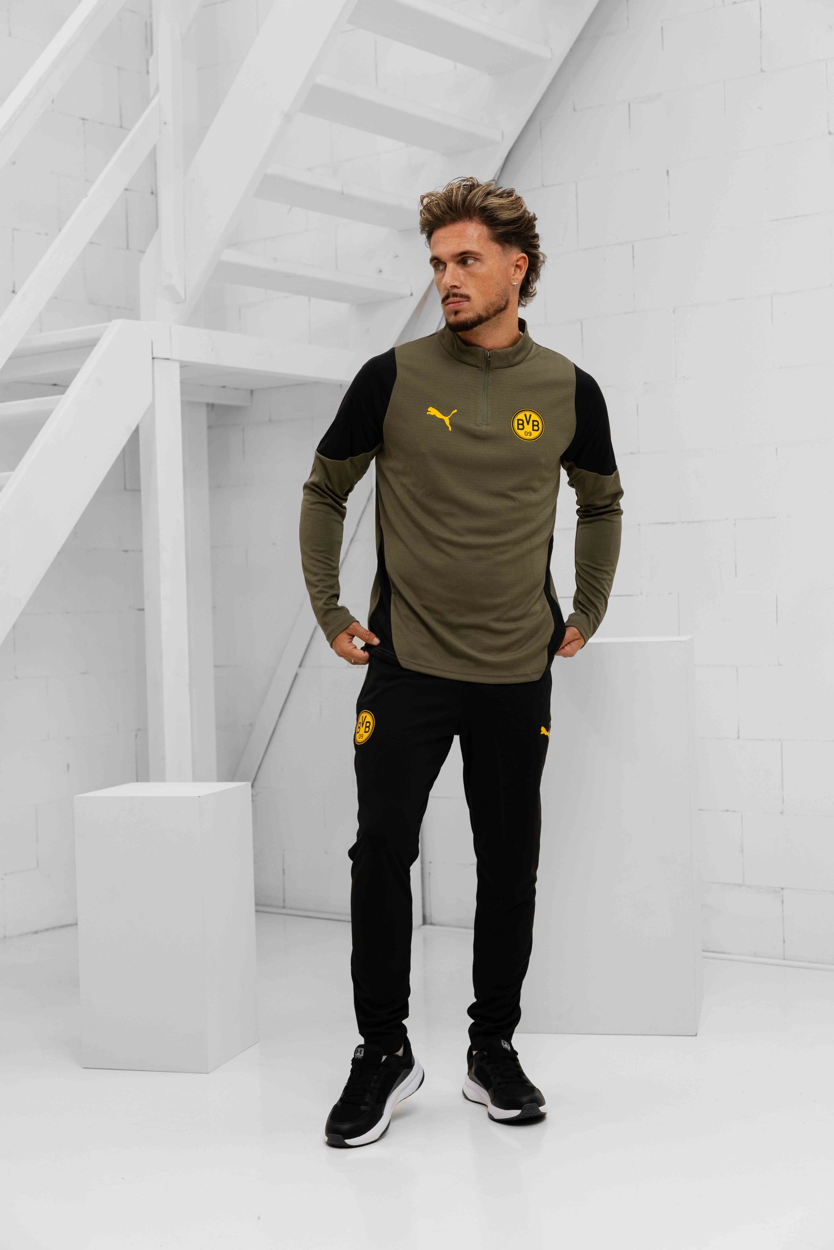 Borussia Dortmund 1/4 Zip Trainingspak Senior 2025/2026