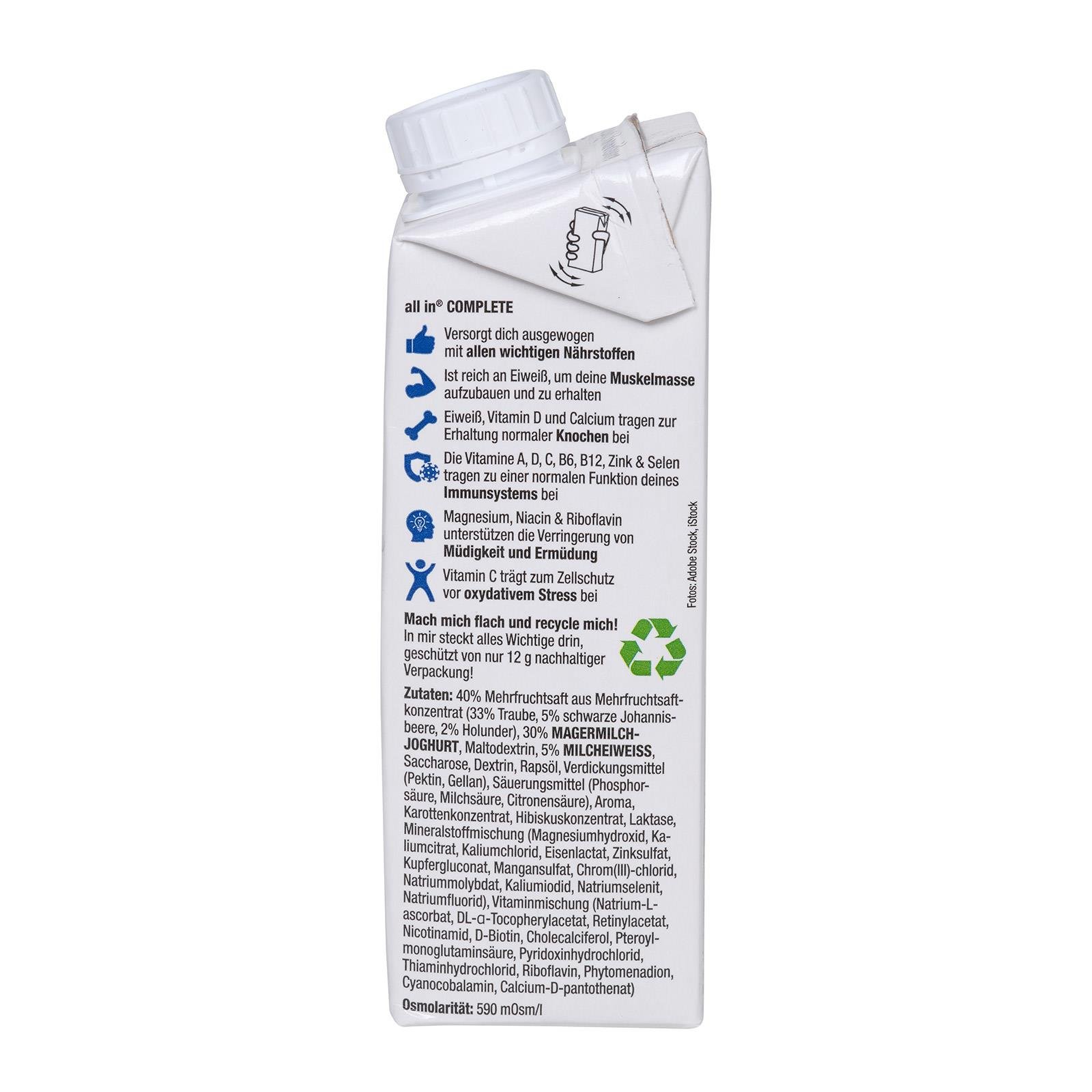 Allin Complete Protein Joghurt Johannisbeere