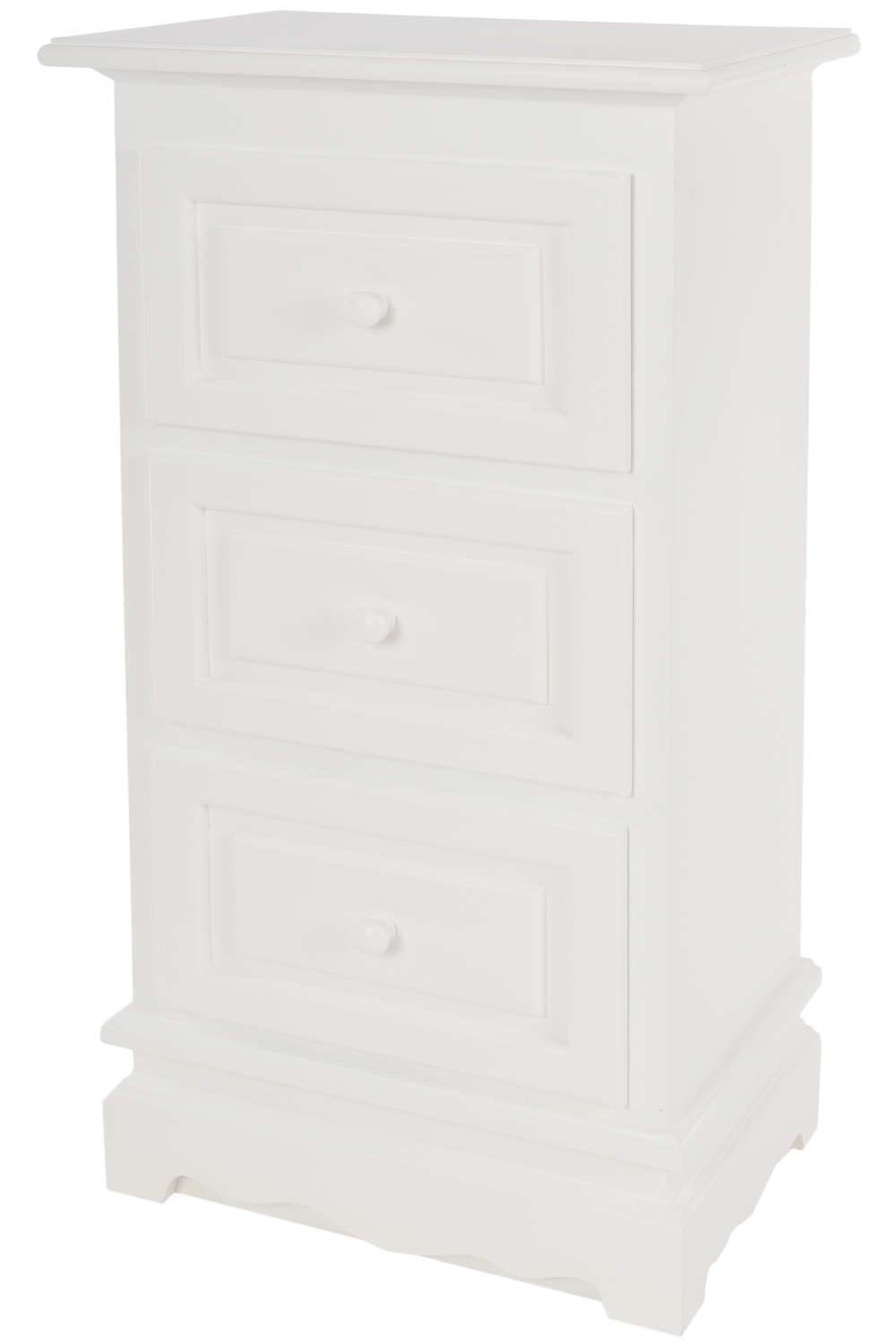 Kommode KLASSIK - weiß Shabby Chic - 35 cm
