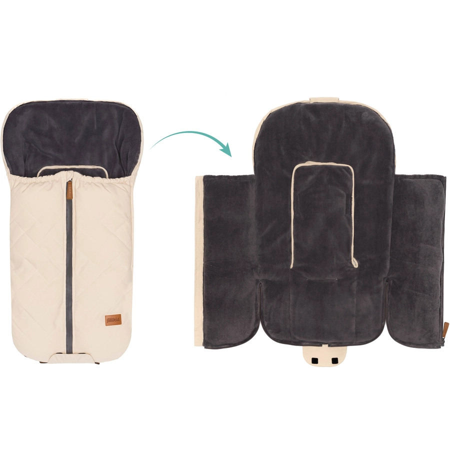 fillikid Winterfußsack Nevado Ivory