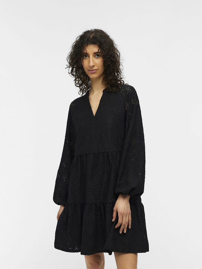 Object OBJFEODORA GIA L/S DRESS NOOS Black