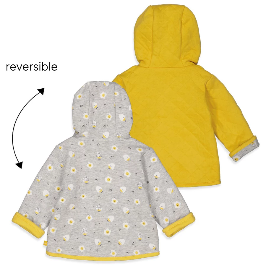 Feetje Wendejacke Egg-Cited Grau Melange