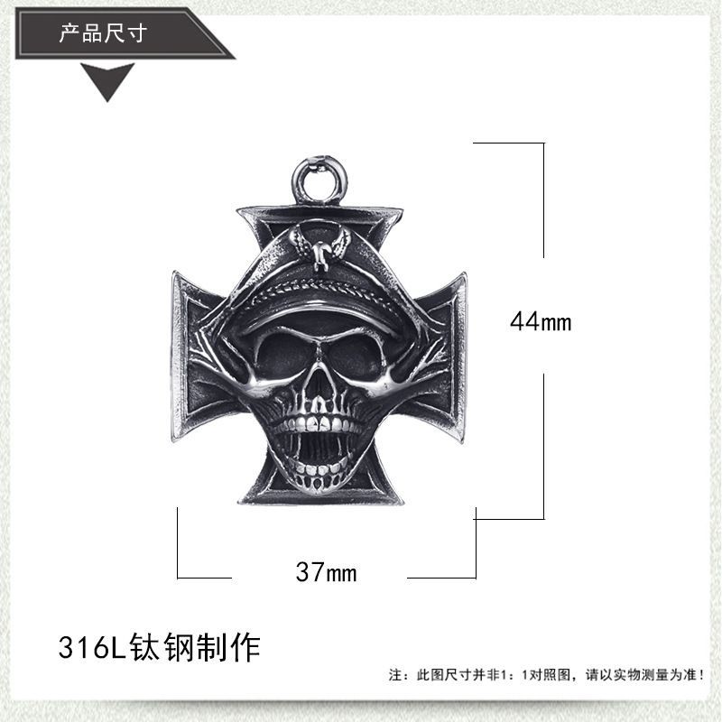 Prushia - Punk Schedel Ketting