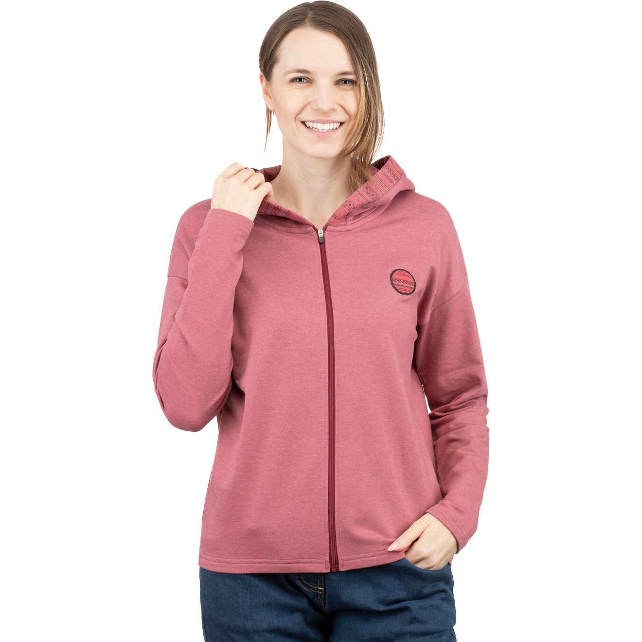 Chillaz Salzburg Kapuzenjacke Damen rot
