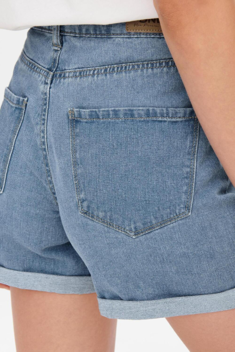 Only blauwe dames korte broek
