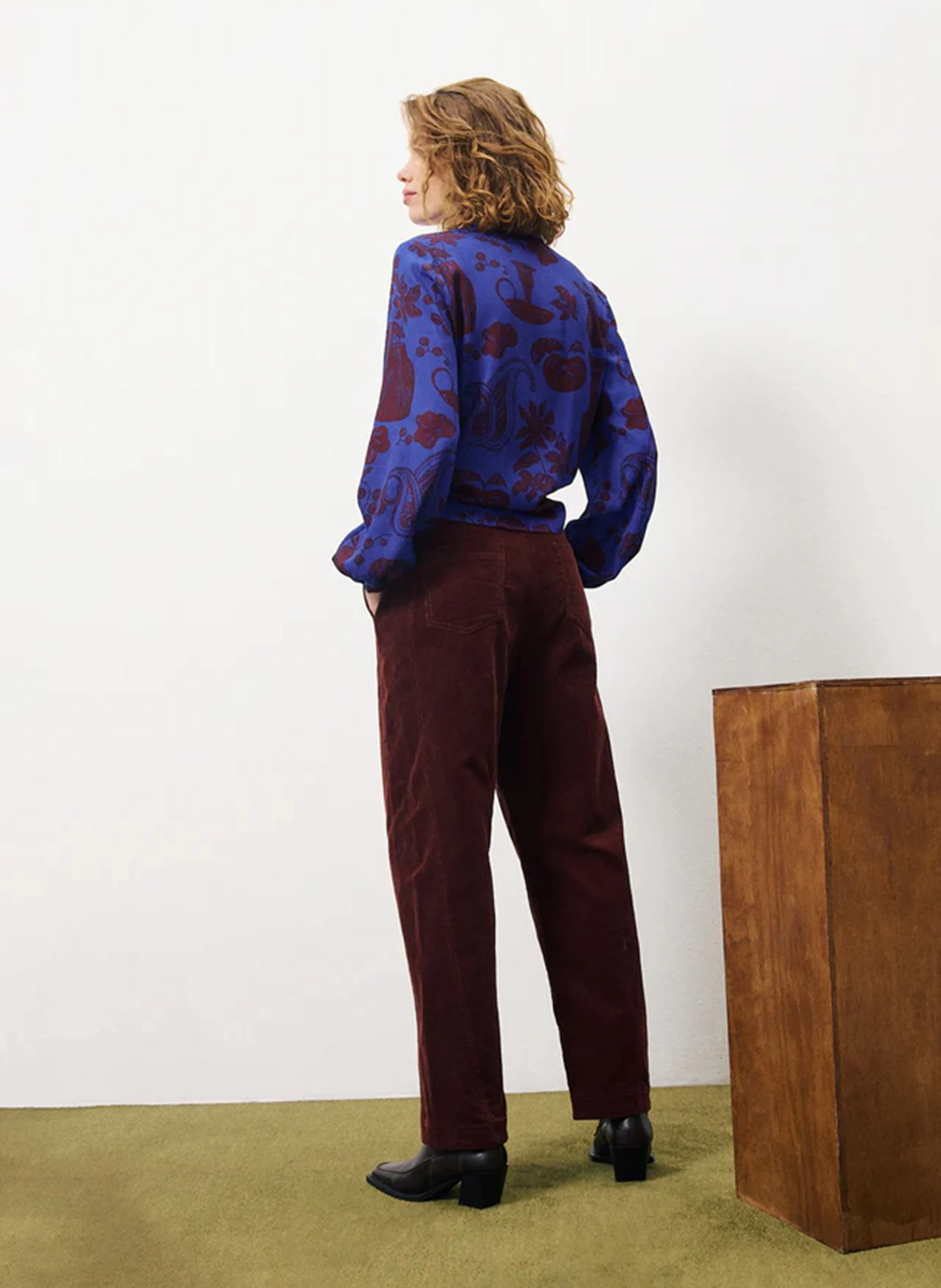 SWAN - Chemise fluide à nœud imprimé | Multicolore